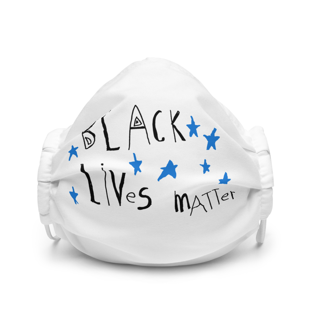 Black Lives Matter "Blue Stars" Face Mask