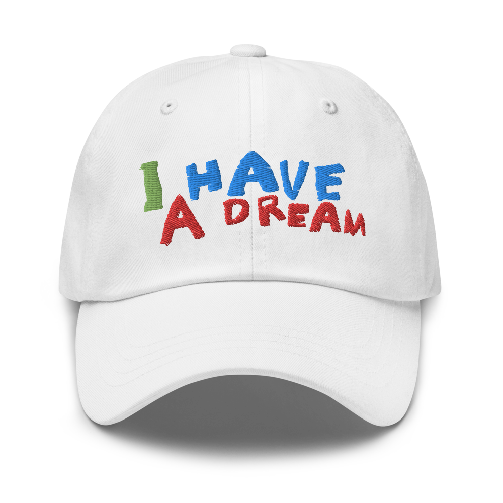 Change makers I Have a Dream cool hat hand drawn by our young entrepreneur