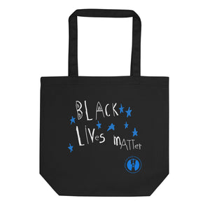 Black Lives Matter "Blue Stars" Eco Tote Bag