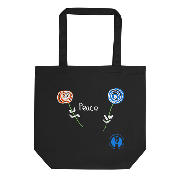 "Peace Flowers" Eco Tote Bag