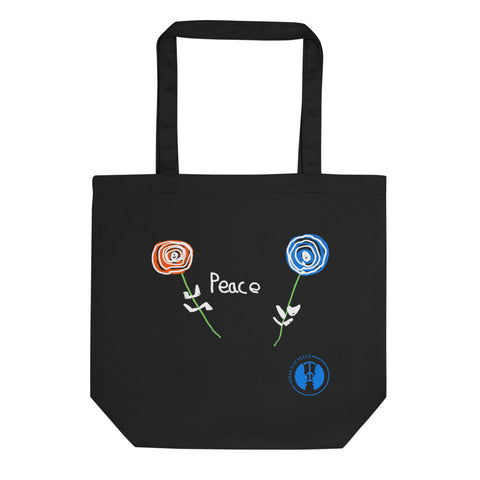 "Peace Flowers" Eco Tote Bag