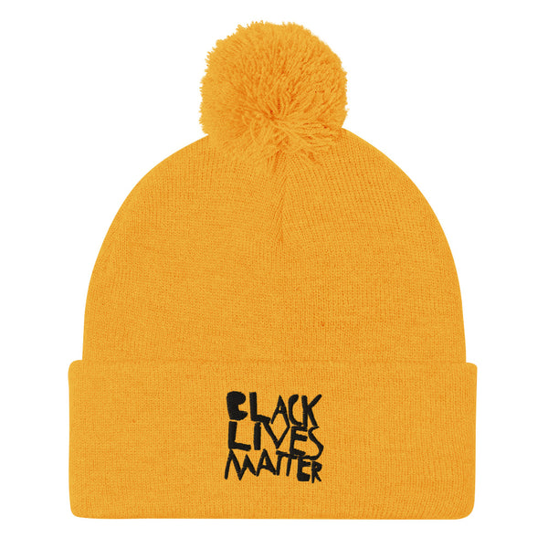 Black Lives Matter cool beanie was hand drawn and an original design by our young entrepreneur