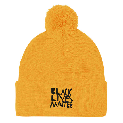 Black Lives Matter cool beanie was hand drawn and an original design by our young entrepreneur