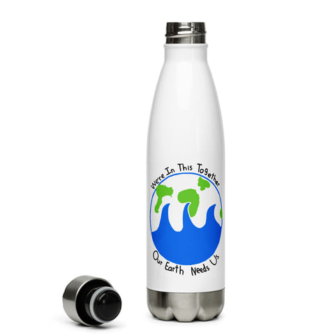 "Our Earth" Stainless Steel Double-walled Water Bottle