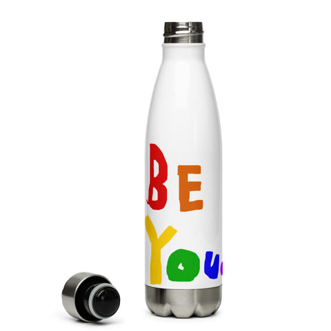 "Be You Pride" Stainless Steel Double-walled Water Bottle