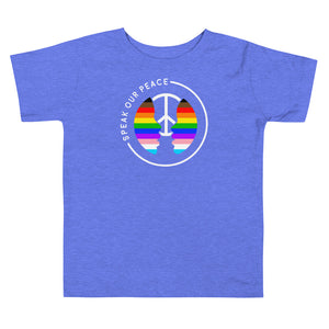 Toddler "Pride Speak Our Peace" T Shirt