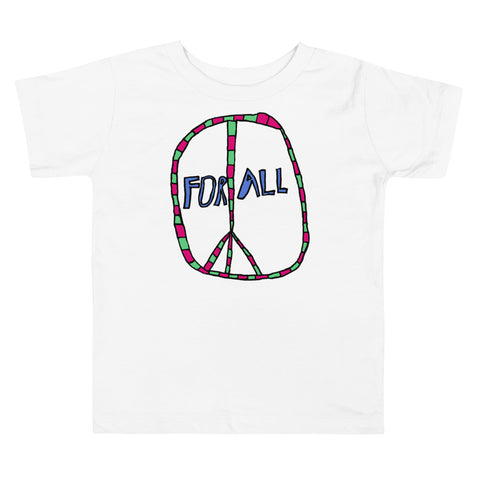 Toddler "Peace for All" T Shirt