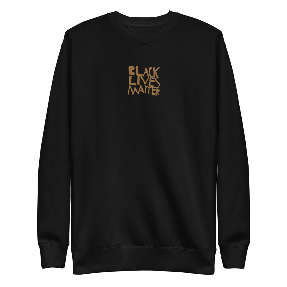 Adult Black Lives Matter "Shades of Us" Embroidered Sweatshirt