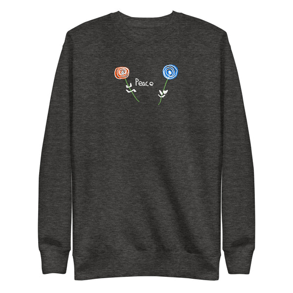 Change makers peace and love shirt was hand drawn by our young entrepreneur