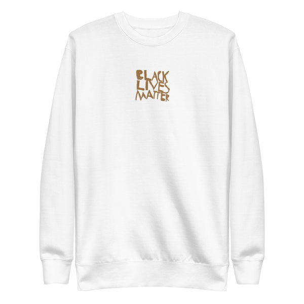 Adult Black Lives Matter "Shades of Us" Embroidered Sweatshirt