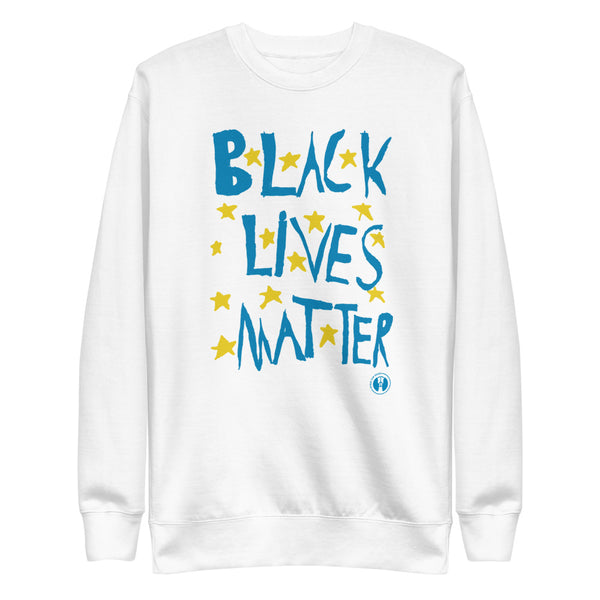 Adult Black Lives Matter "Yellow Stars" Sweatshirt