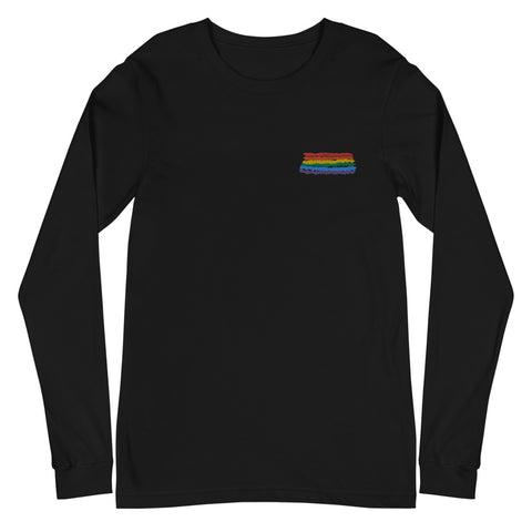 Adult "Pride" Embroidered Long Sleeve Tee