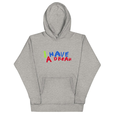 Change makers I Have a Dream cool hoodie with a hand drawn design by our young entrepreneur