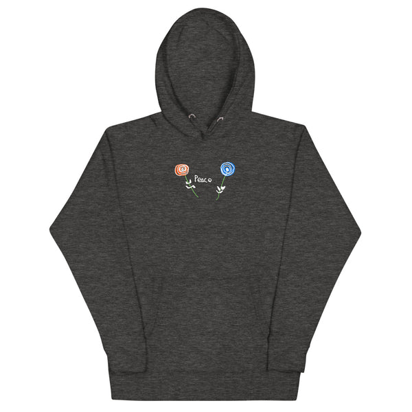 Adult "Peace Flowers" Hoodie