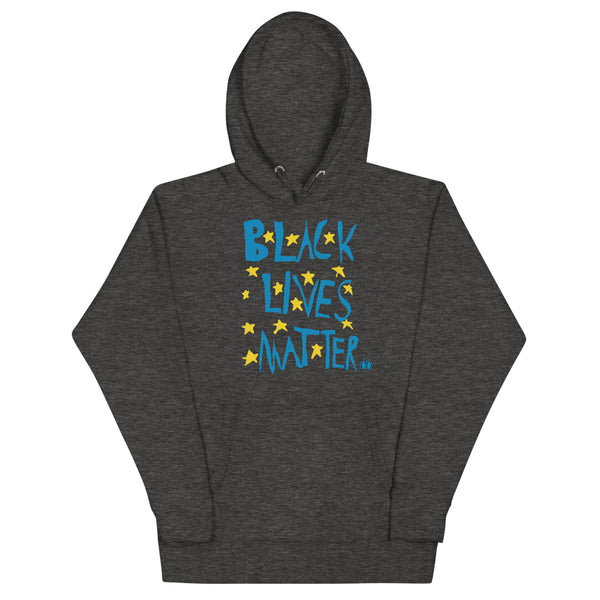 Adult Black Lives Matter "Yellow Stars" Hoodie
