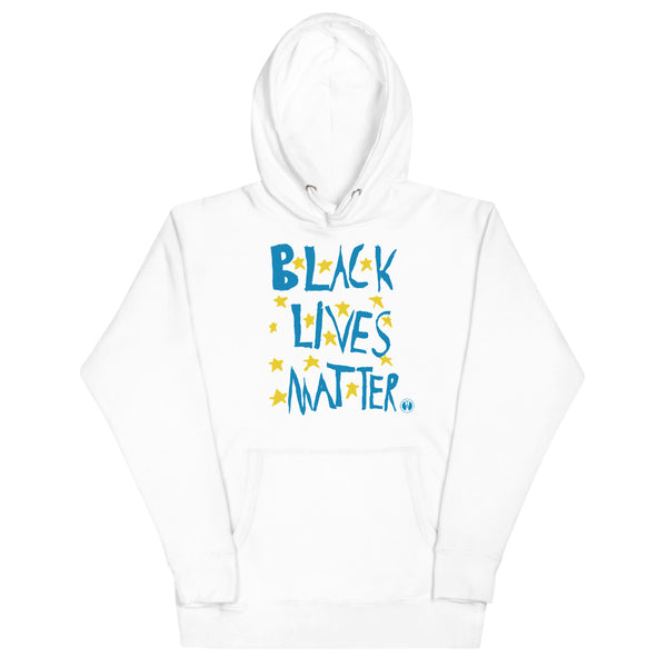 Adult Black Lives Matter "Yellow Stars" Hoodie