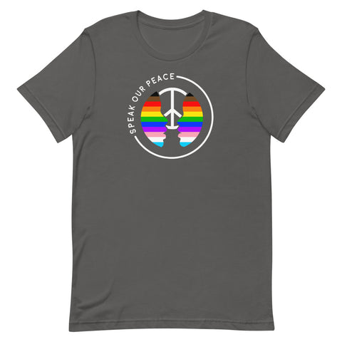 Adult "Pride Speak Our Peace" T Shirt