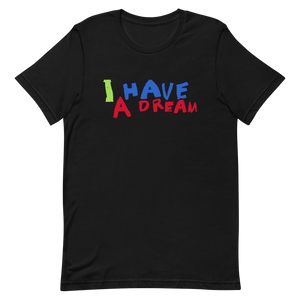 Change makers I Have a Dream cool t shirt with a hand drawn design by our young entrepreneur