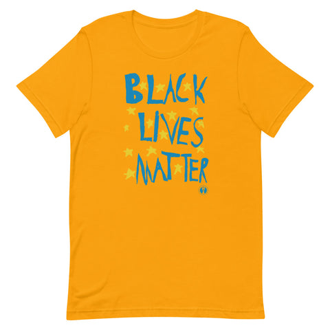 Adult Black Lives Matter "Yellow Stars" T Shirt