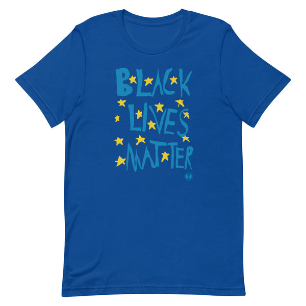 Adult Black Lives Matter "Yellow Stars" T Shirt