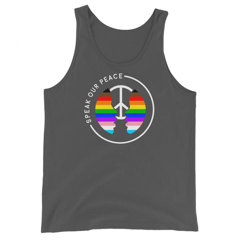 Adult "Pride Speak Our Peace" Tank Top