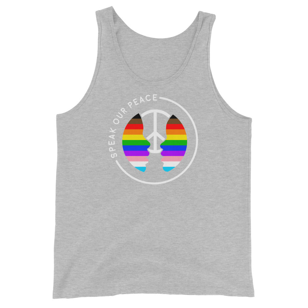 Adult "Pride Speak Our Peace" Tank Top