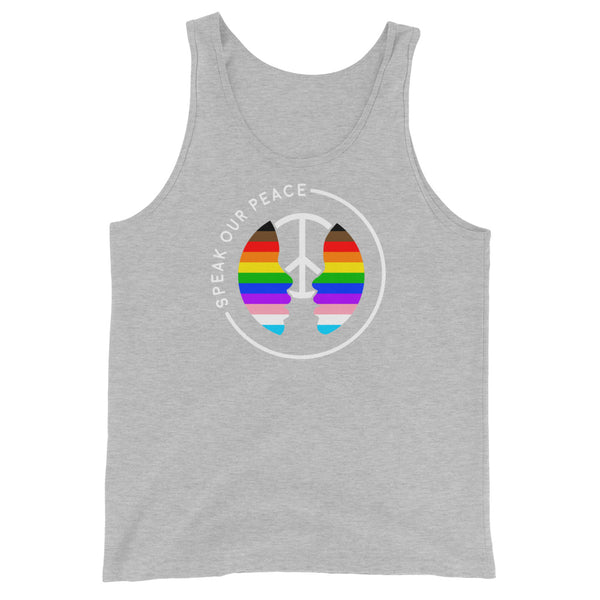 Adult "Pride Speak Our Peace" Tank Top