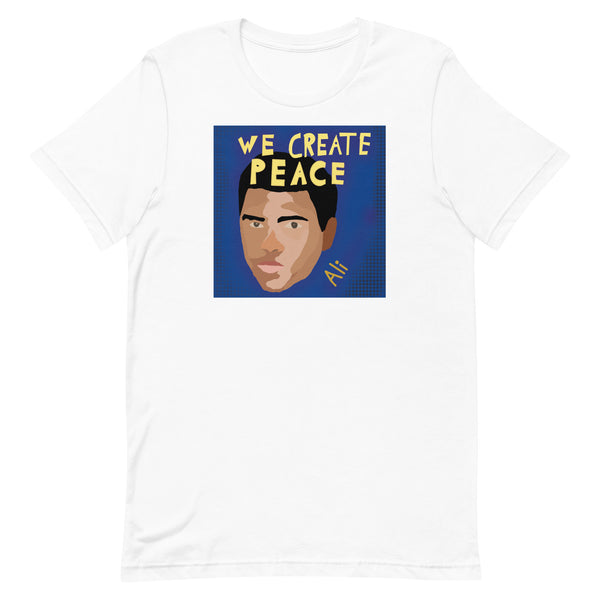 Ali "We Create Peace" Adult T-Shirt