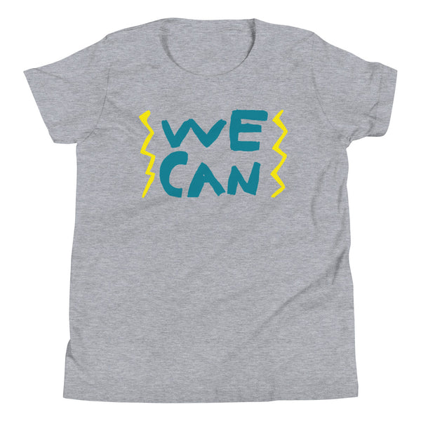 We Can Do Anything cool t shirt with an amazing change makers hand drawn design by our young entrepreneur and activist. Black History Month t shirt. Dope t shirt. T shirt with a cool design. Black Lives Matter t shirt. Gray t shirt.