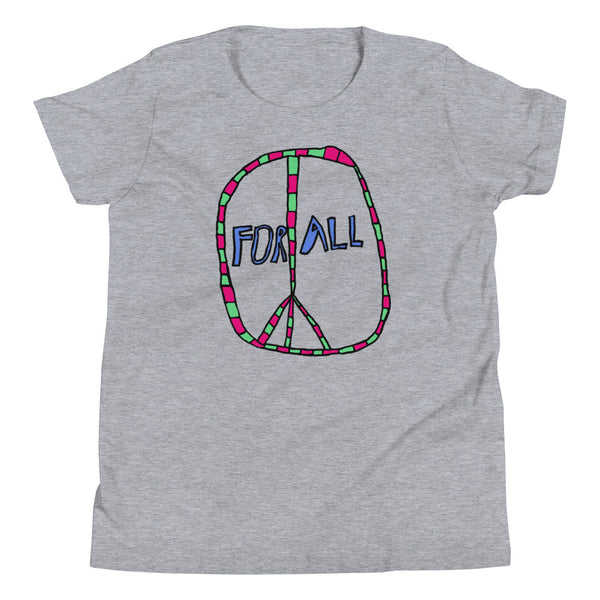 Youth "Peace for All" T Shirt