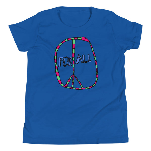 Youth "Peace for All" T Shirt